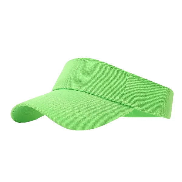 Adjustable Cotton Twill Visor Sun Cap