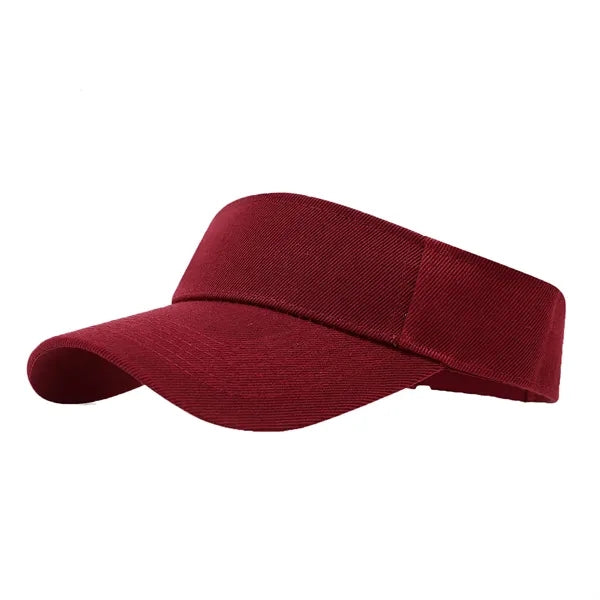 Adjustable Cotton Twill Visor Sun Cap
