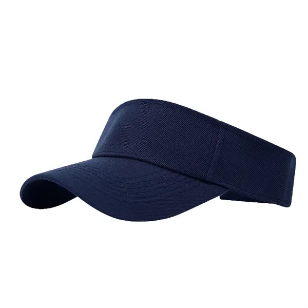 Adjustable Cotton Twill Visor Sun Cap
