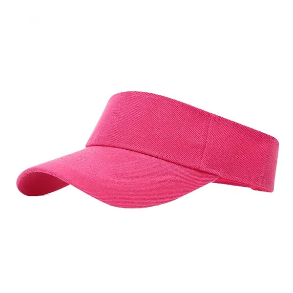 Adjustable Cotton Twill Visor Sun Cap