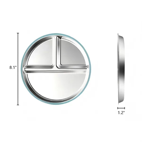 Silicone Suction Plate with 304 Stainless Steel Insert