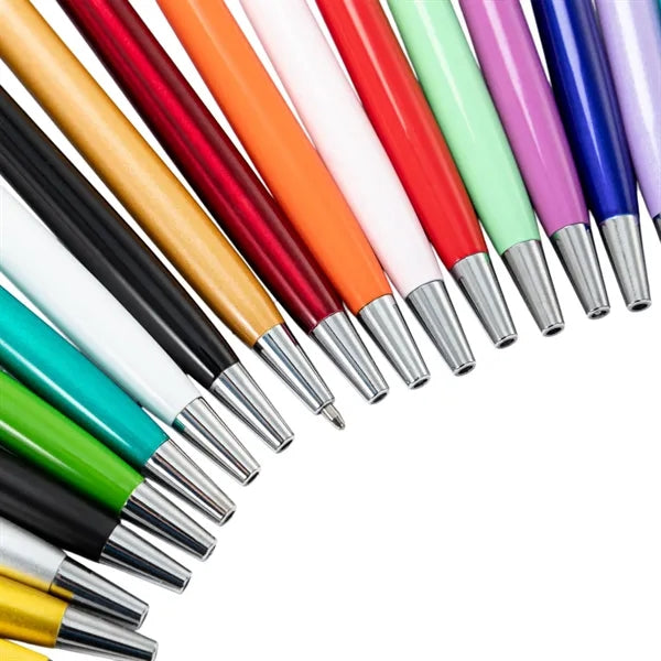 Slim Metal Stylus Ballpoint Pen W/ Twist Action