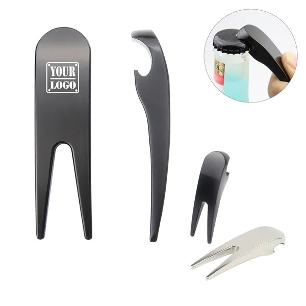 2-in-1 Golf Divot Repair Tool with Bottle Opener