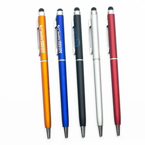 Promo 2-in-1 Stylus Ballpoint Pen Twist Action Custom Bulk