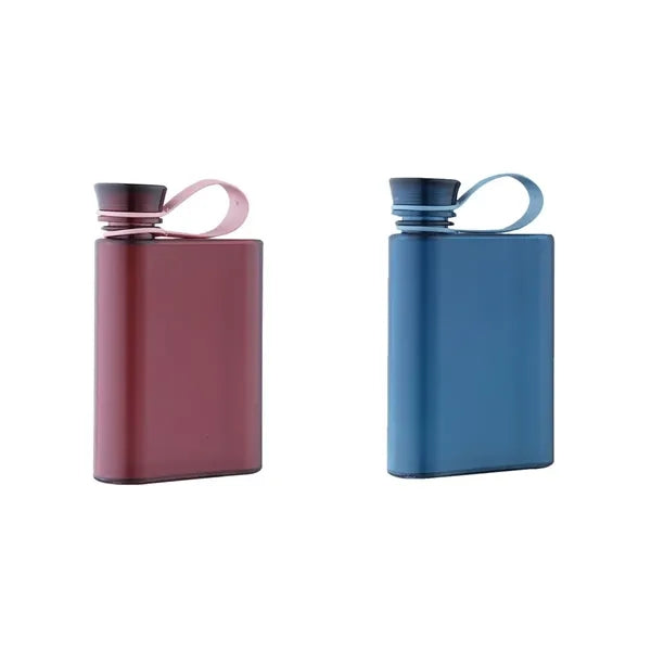 13 Oz Flat Portable Water Bottle
