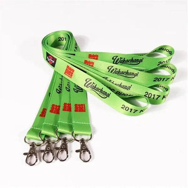 3/4" Full Color Dye Sublimated Lanyard with Clip Options