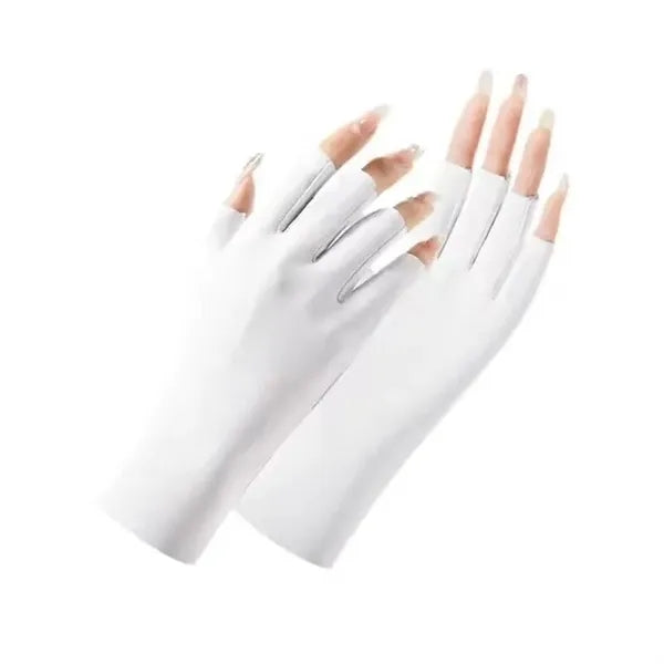 UV Protection Fingerless Gloves Custom Logo Cooling Summer