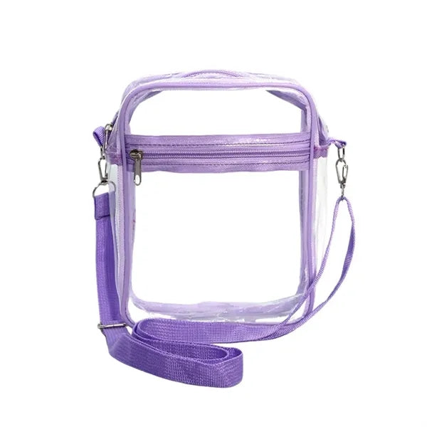 Pvc Clear Stadium Messenger Bag