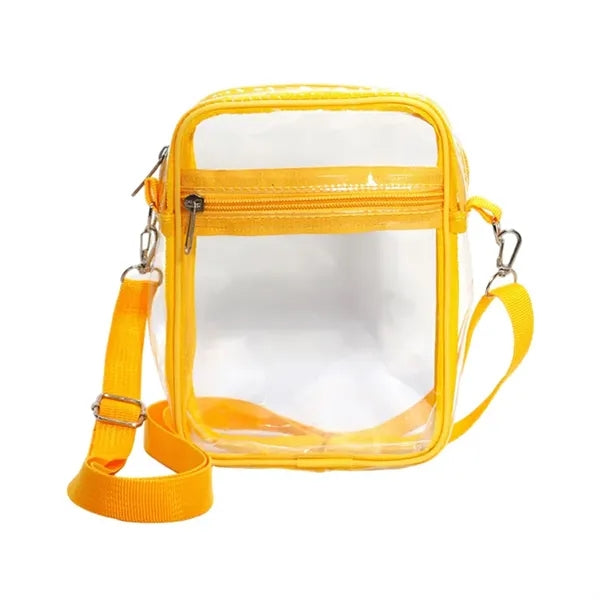 Pvc Clear Stadium Messenger Bag
