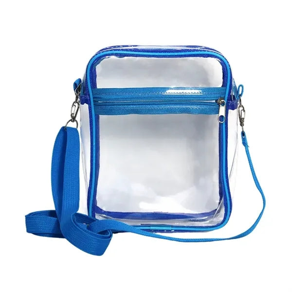 Pvc Clear Stadium Messenger Bag