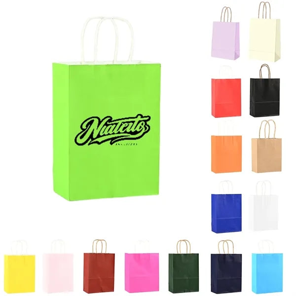 Kraft Paper Bags Custom Logo Food Takeaway