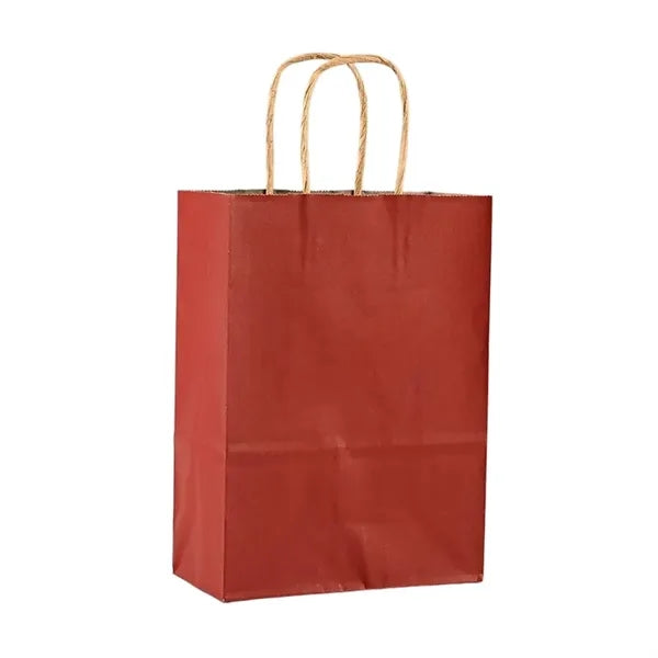 Kraft Paper Bags Custom Logo Food Takeaway