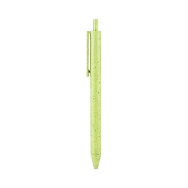 Eco-Friendly Wheat Straw Retractable Ballpoint
