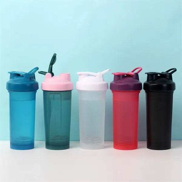 20oz Portable Shaker Bottle with Handle
