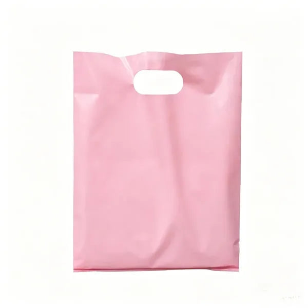 16"x12"Die Cut Fold-Over Reinforced Plastic Bag