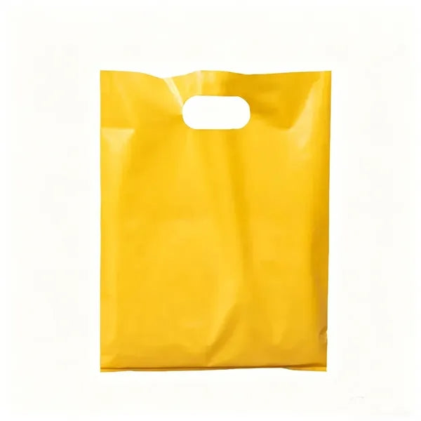 16"x12"Die Cut Fold-Over Reinforced Plastic Bag
