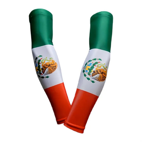 World Cup Arm Sleeves Sun Protection Sports Ice Silk Cooling