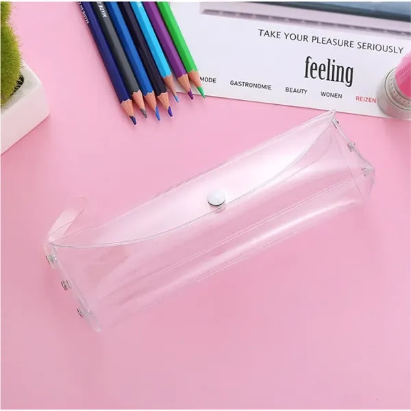 Transparent Laser Pen Cute Large Capacity Stationery Case