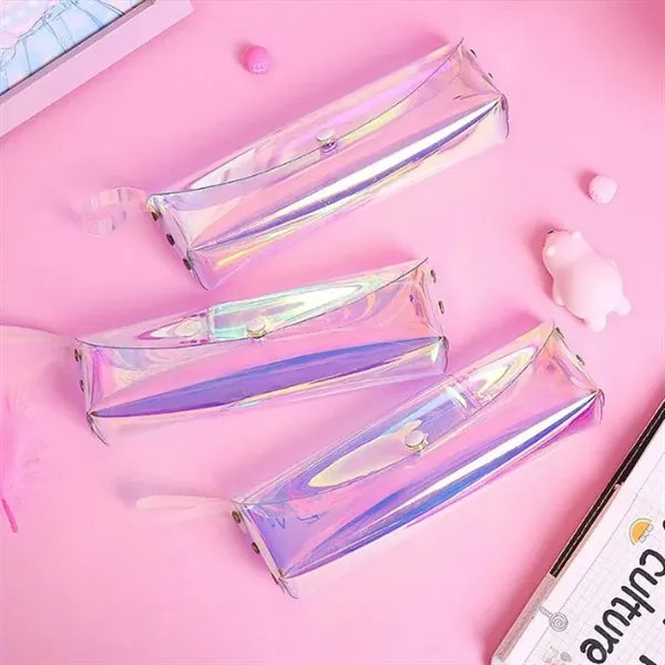 Transparent Laser Pen Cute Large Capacity Stationery Case