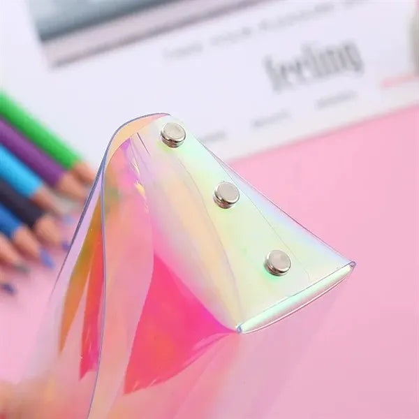 Transparent Laser Pen Cute Large Capacity Stationery Case