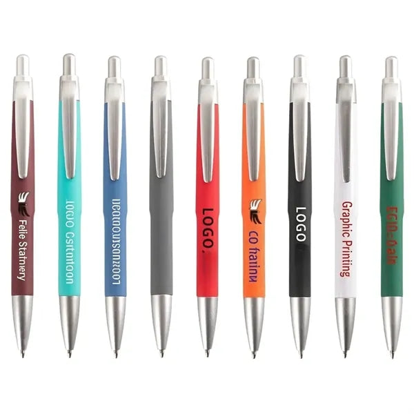 Promo Click Spray Finish Ballpoint Pen for Hotels CustomLogo