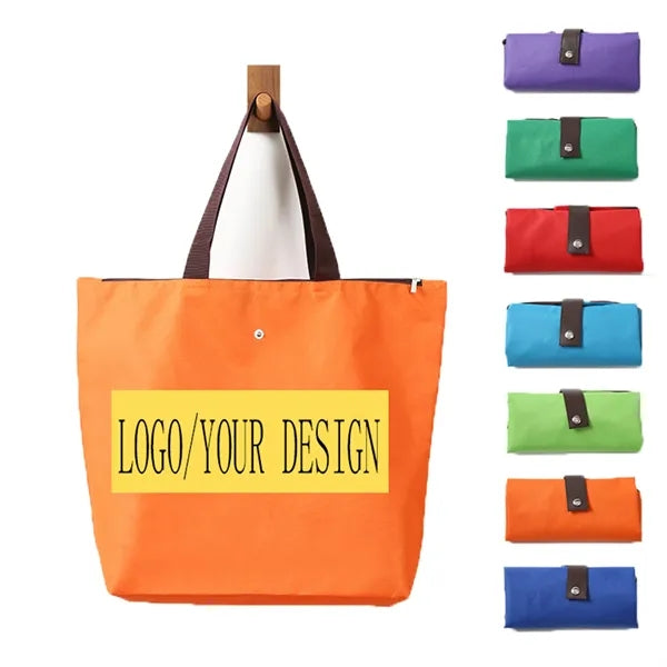Full Color Foldable Shopping Tote Bag