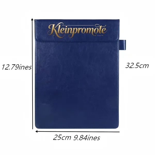 A4 Leather Clipboard File Pad Writing Board