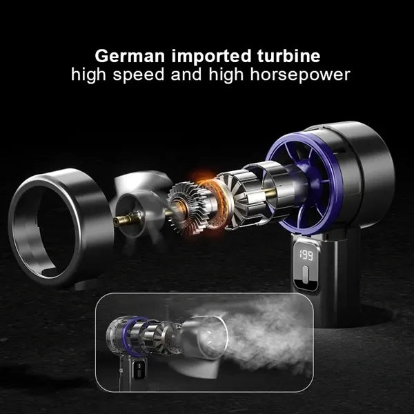 Foldable Handheld Mini Fan with LED