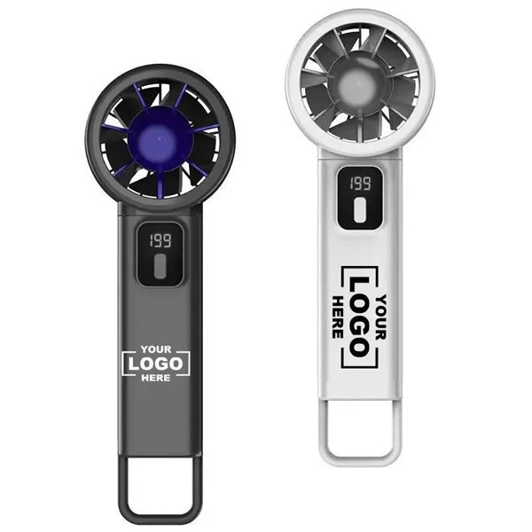 Foldable Handheld Mini Fan with LED