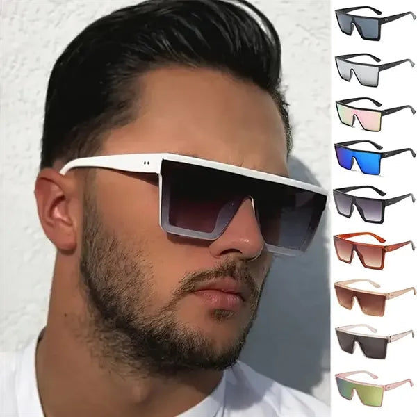 Logo Oversized Square Sunglasses
