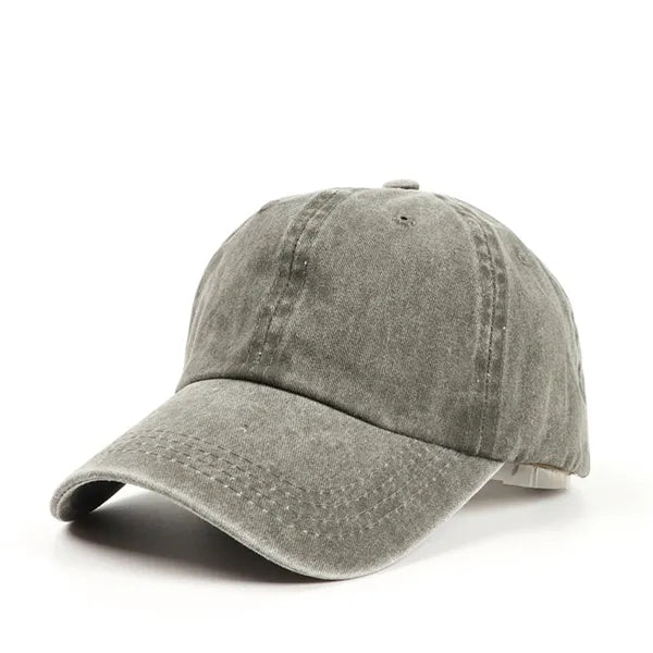 Vintage Cotton Washed Adjustable Baseball Caps
