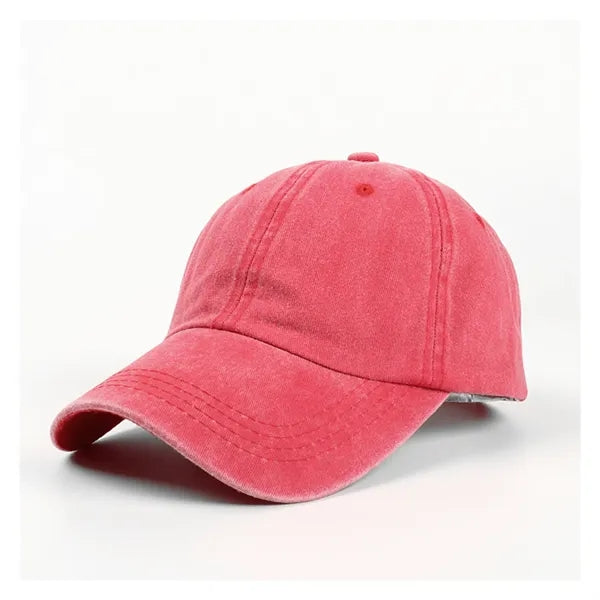 Vintage Cotton Washed Adjustable Baseball Caps