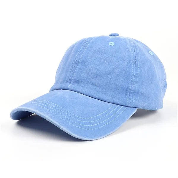 Vintage Cotton Washed Adjustable Baseball Caps