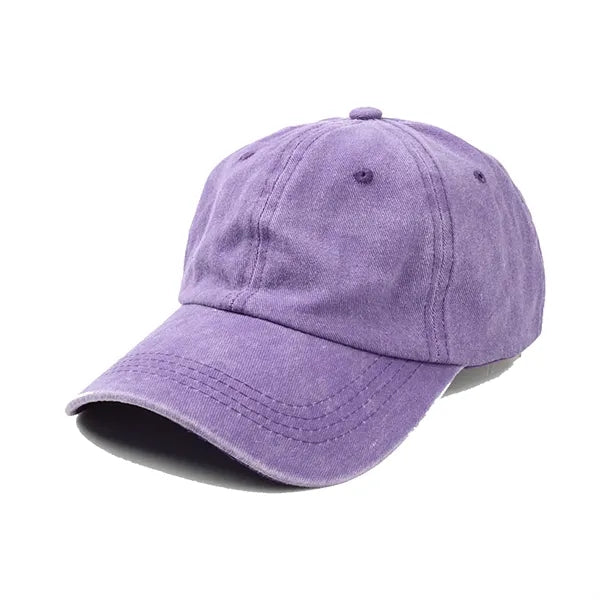 Vintage Cotton Washed Adjustable Baseball Caps