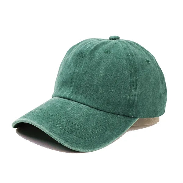 Vintage Cotton Washed Adjustable Baseball Caps