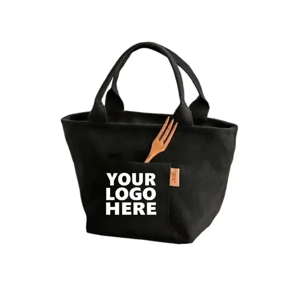 Portable Canvas Thermal Lunch Tote