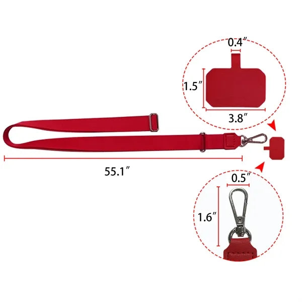 Full-Color Cell Phone Wrist Strap with Extended Length