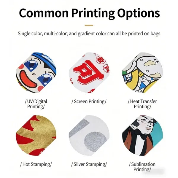 Printed Canvas Tote Bag