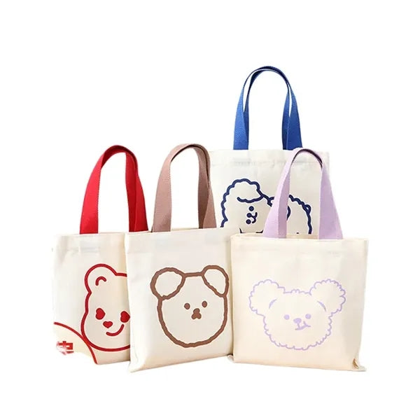 Printed Canvas Tote Bag