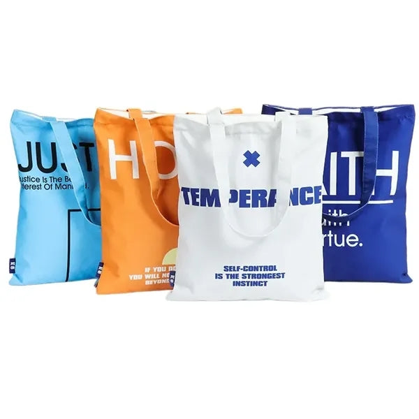 Printed Canvas Tote Bag