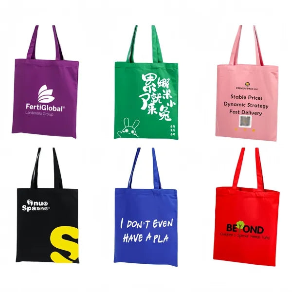 Printed Canvas Tote Bag