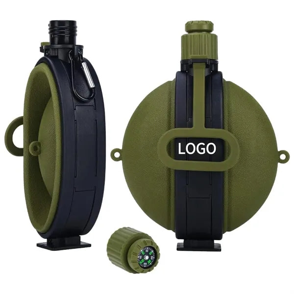 Silicone Foldable Water Bottles with Support Plate