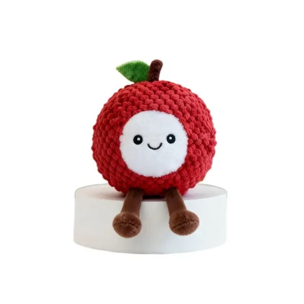 Fruit Plush Keychain with Lanyard