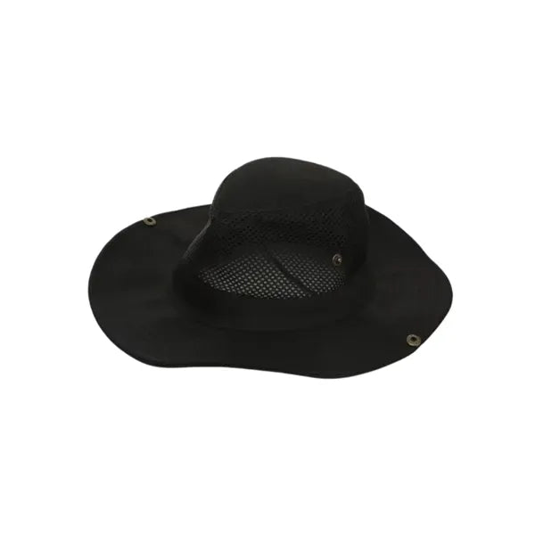 Summer Breathable Fishing Hat With Chin Cord
