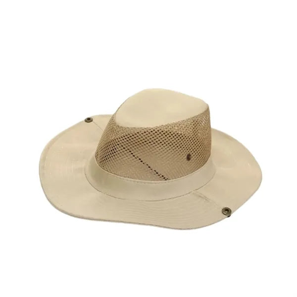 Summer Breathable Fishing Hat With Chin Cord