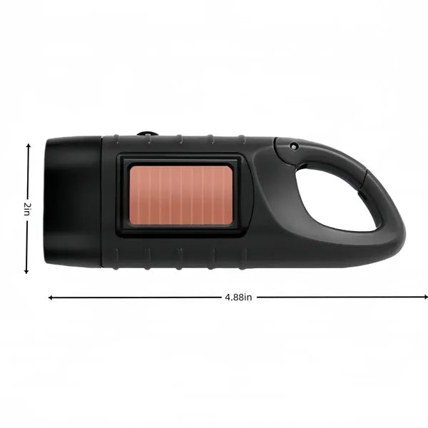 Solar Hand Flashlight Multi-Functional Camping Power Supply