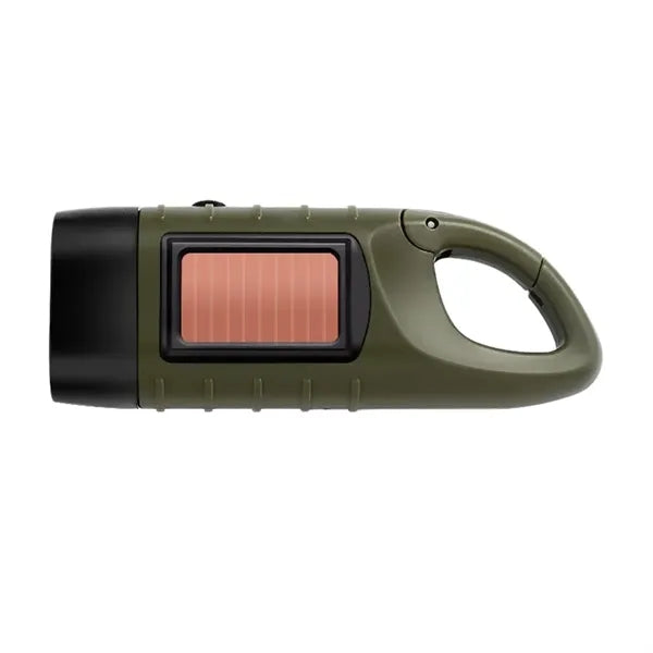 Solar Hand Flashlight Multi-Functional Camping Power Supply