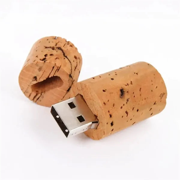 16GB Creative Natural Cork Wine Stopper USB Flash Drive