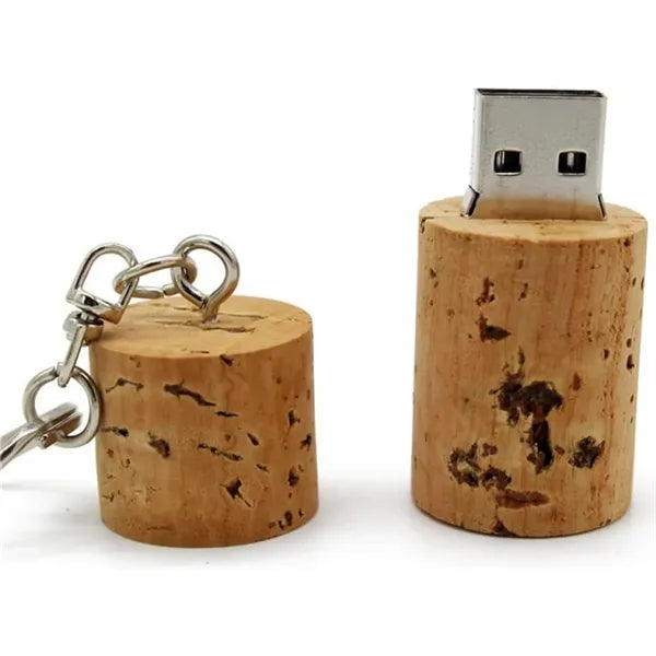 16GB Creative Natural Cork Wine Stopper USB Flash Drive