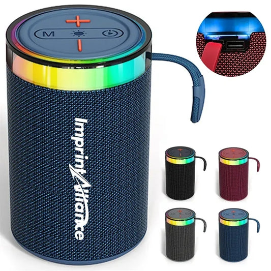 Mini Wireless Bluetooth Speaker w/ Integrated RGB Mood Light